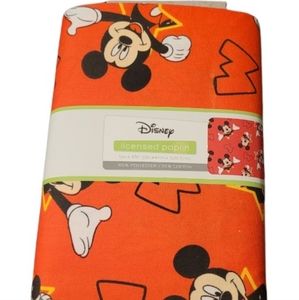 Springs Creative 44" x 36" Poplin Disney Mickey and Stars Precut Sewing & Craft